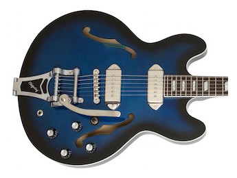 Nueva Epiphone Gary Clark "Blak & Blu" Casino edición limitada