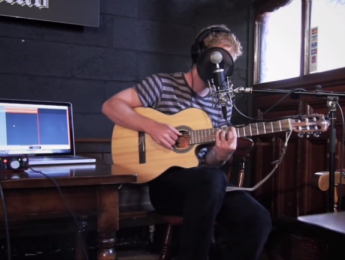 Emisión en directo desde el taller de grabación personal para guitarristas en Madrid