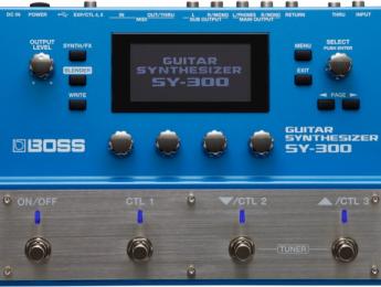 Boss presenta el SY-300, un nuevo sintetizador para guitarra que funciona con pastillas normales