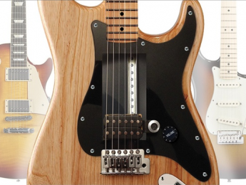 Pole Position, guitarra con pastilla deslizante