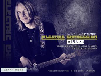 Andy Timmons presenta los vídeotutoriales "Electric Expression: Blues"