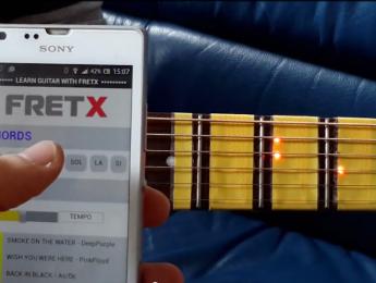 FRETX: visualiza notas, escalas y acordes en tu guitarra