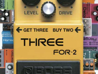 Boss te regala un pedal por la compra de otros dos