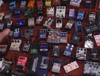 Así es como suenan 100 pedales conectados