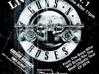 Guns N’ Roses actúan en The Trobadour