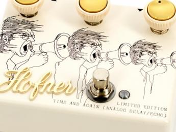 Höfner presenta cuatro nuevos pedales de efecto