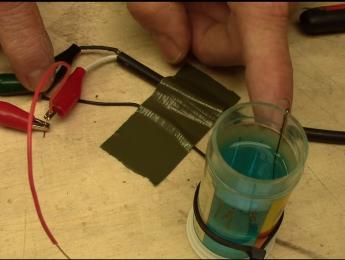 Un efecto de trémolo que funciona con limpiacristales