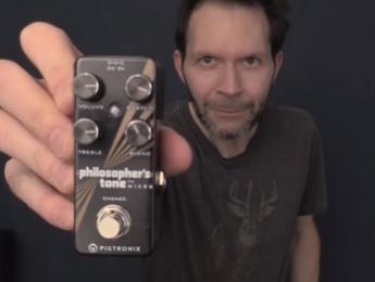 Paul Gilbert demuestra el compresor Philosopher’s Tone