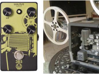 385 Overdrive, un pedal inspirado en la sección de audio de un proyector de películas