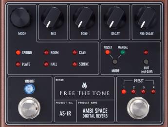 Ambi Space, una nueva reverb digital de Free The Tone