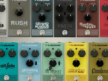 TC Electronic presenta 13 nuevos pedales de efecto