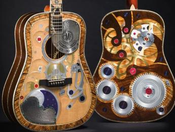 Martin presenta su guitarra número dos millones