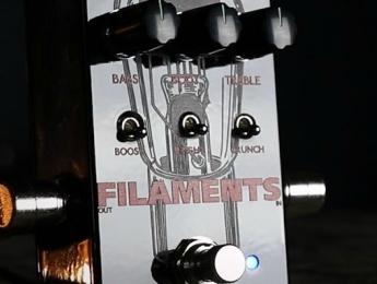 Keeley Filaments, un pedal de distorsión de alta ganancia