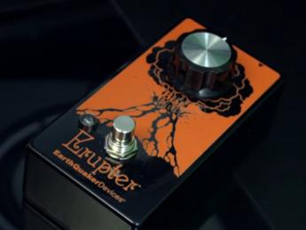 Earthquaker Devices Erupter, un fuzz con un único control de bias
