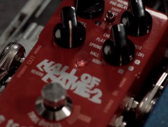 Hall of fame 2, un pedal de reverb con control de expresión en el footswitch