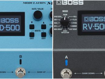 Boss MD-500 y RV-500, dos nuevos multiefectos de modulación y reverberación