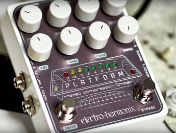 Electro-Harmonix Platform, un compresor y limitador estéreo con overdrive