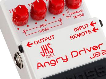Boss JB-2 Angry Driver, la fusión de los pedales Blues Driver y JHS Angry Charlie