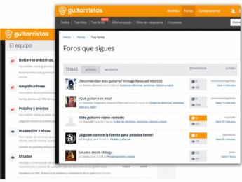 Los foros de Guitarristas, ahora a tu gusto