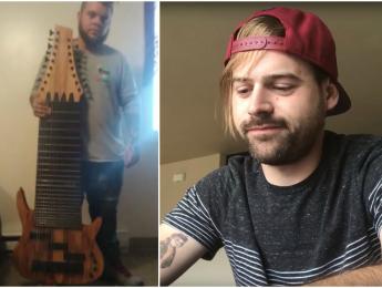 La guitarra de 17 cuerdas de Jared Dines [actualizado]