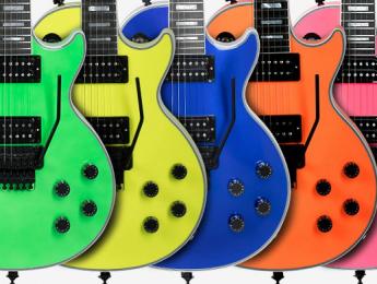 Gibson Custom presenta 5 nuevas Les Paul en colores neón