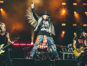 El equipo de Guns N' Roses en 2017