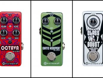 Octava de Pigtronix, un nuevo pedal y dos reediciones en versión micro