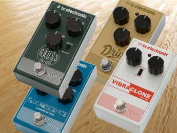 Fluorescence, Drip, Vibraclone y Gauss, los 4 nuevos pedales de TC Electronic