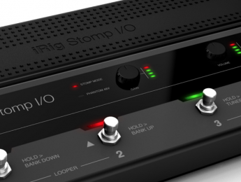 IK Multimedia desvela el controlador iRig Stomp I/O