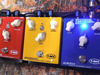 T-Rex reedita los pedales Alberta, Mudhoney, y Tremster