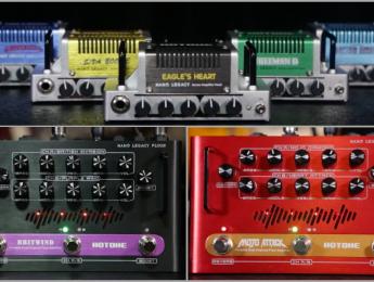 Hotone amplía su línea Nano Legacy con 5 nuevos mini cabezales y dos pedales