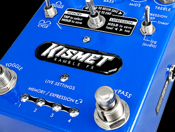 Kismet de Ramble Fx, un completo overdrive con memorias y MIDI