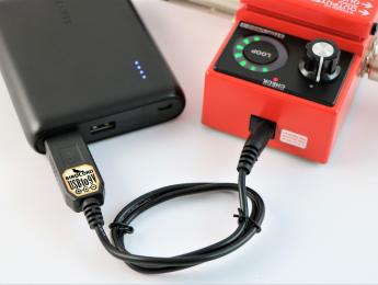 Birdcord de Songbird FX, alimenta tus pedales con una batería externa para el móvil