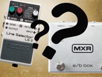 Pedales A/B y selectores de loops: conoce las diferencias