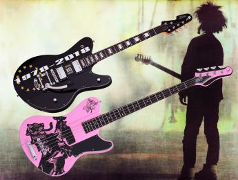 Schecter celebra el 40 aniversario de The Cure con guitarra y bajo en edición limitada