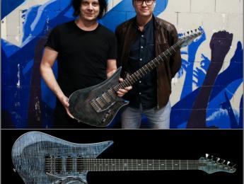 La compañía Lava Drops construye una guitarra para Jack White y se la regala durante un concierto
