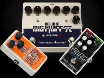 EHX anuncia 3 nuevos pedales, Sovtek Deluxe Big Muff Pi, Flatiron Fuzz y Nano Battalion