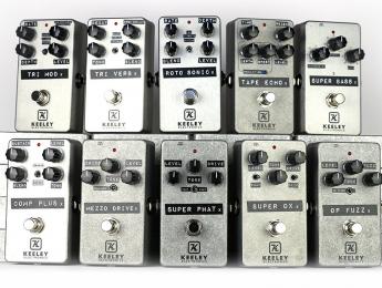 X Pedals, Keeley anuncia una nueva linea de pedales formada por 10 efectos