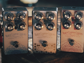 Laney estrena la colección Black Country Customs con pedales de Boost, Overdrive, y Reverb