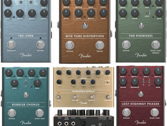 Fender amplía su serie de efectos con 5 nuevos pedales para guitarra y uno para bajo