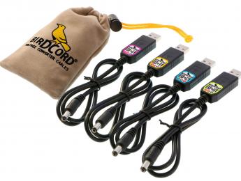 Birdcord, el cable que alimenta tus pedales con una batería USB, ahora en versiones de 6, 12 y 18V