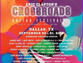 Eric Clapton anuncia el Crossroads Guitar Festival 2019 con un cartel impresionante