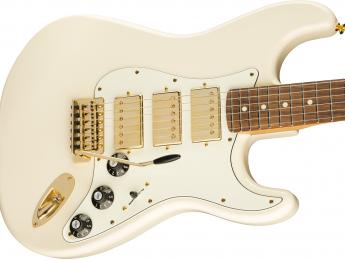 Nueva Fender Stratocaster con 3 humbuckers y cuerpo de caoba: el retorno de las Blacktop
