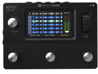 Aeros Loop Studio: Looper estéreo con pantalla táctil, 6 pistas y hasta 48 h de grabación