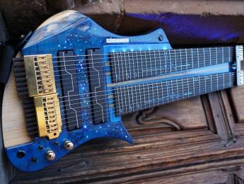 Construcción de una guitarra Claas de 16 cuerdas para Javier Sepúlveda de Pulse of Nature