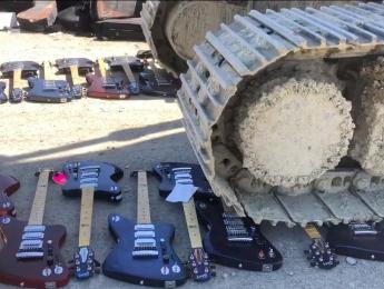 Gibson explica por qué una excavadora destruyó más de 300 guitarras Firebird X