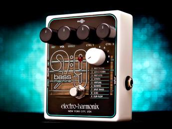 El nuevo Bass9 Bass Machine de EHX transforma tu guitarra en nueve bajos diferentes