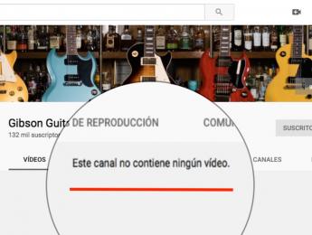 ¿Por qué han desaparecido todos los vídeos de Gibson en su canal de YouTube?