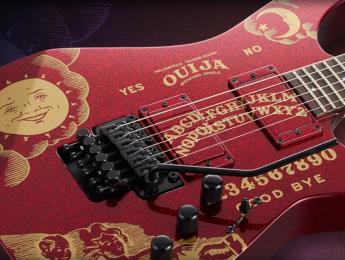 ESP y LTD Kirk Hammett Ouija con acabados Purple y Red Sparkle en edición limitada