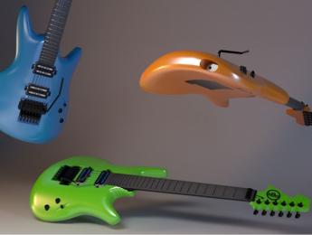 TheZero, una guitarra ergonómica y ecológica hecha con impresión 3D